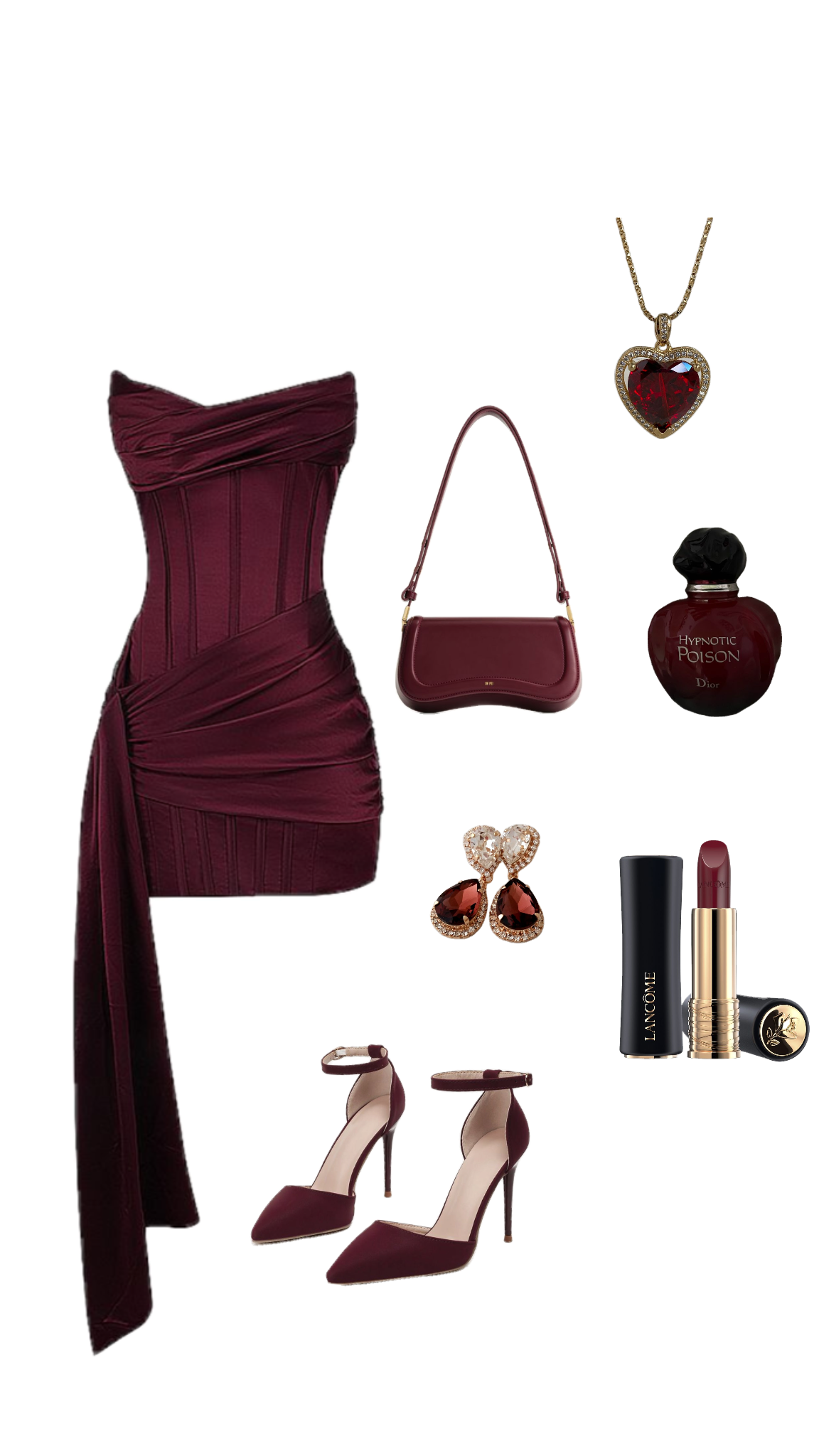 Burgundy short party dress satin homecoming dress cg25353