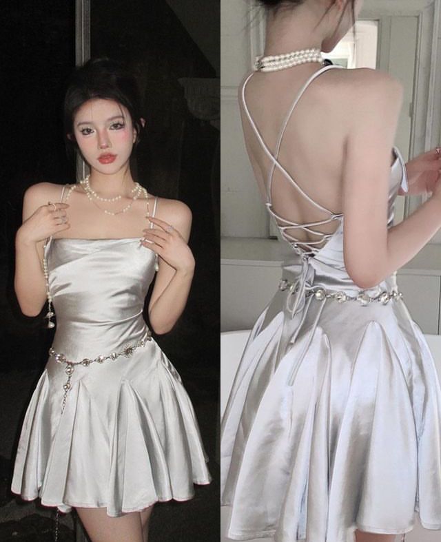 Retro Mini Dress for Women Sleeveless Sexy Party Dress Homecoming Dress cg25235