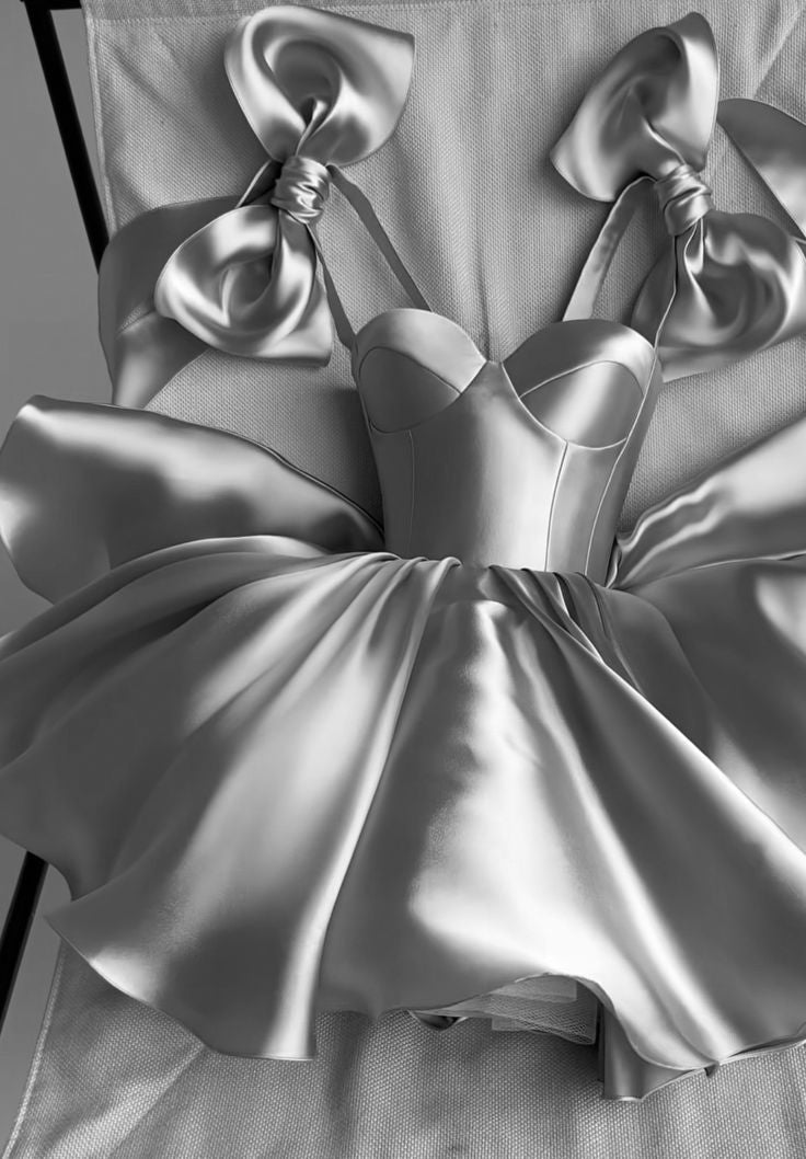 White Homecoming Dress Short Party Dress fg4229