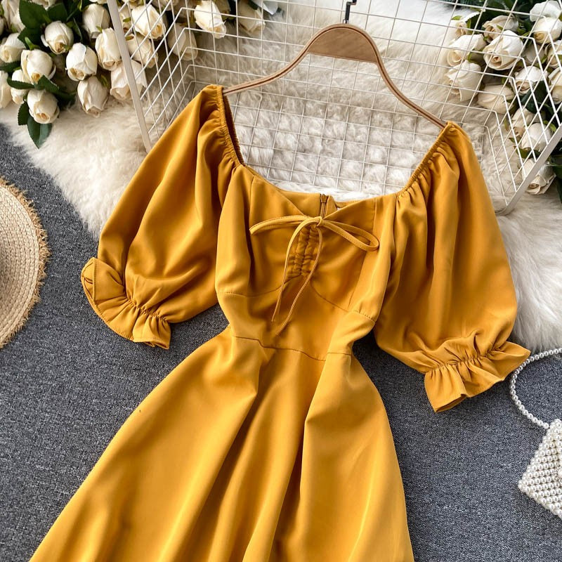 Cute A Line Short Dress Fashion Dress 10905