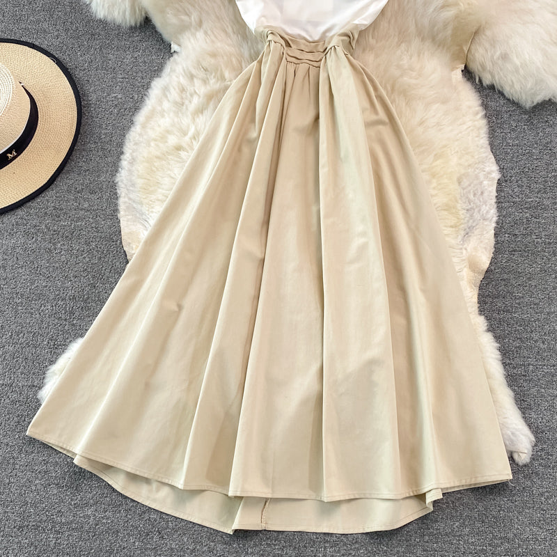 Stylish Halterneck Backless Dress A Line Fashion Dress 10926