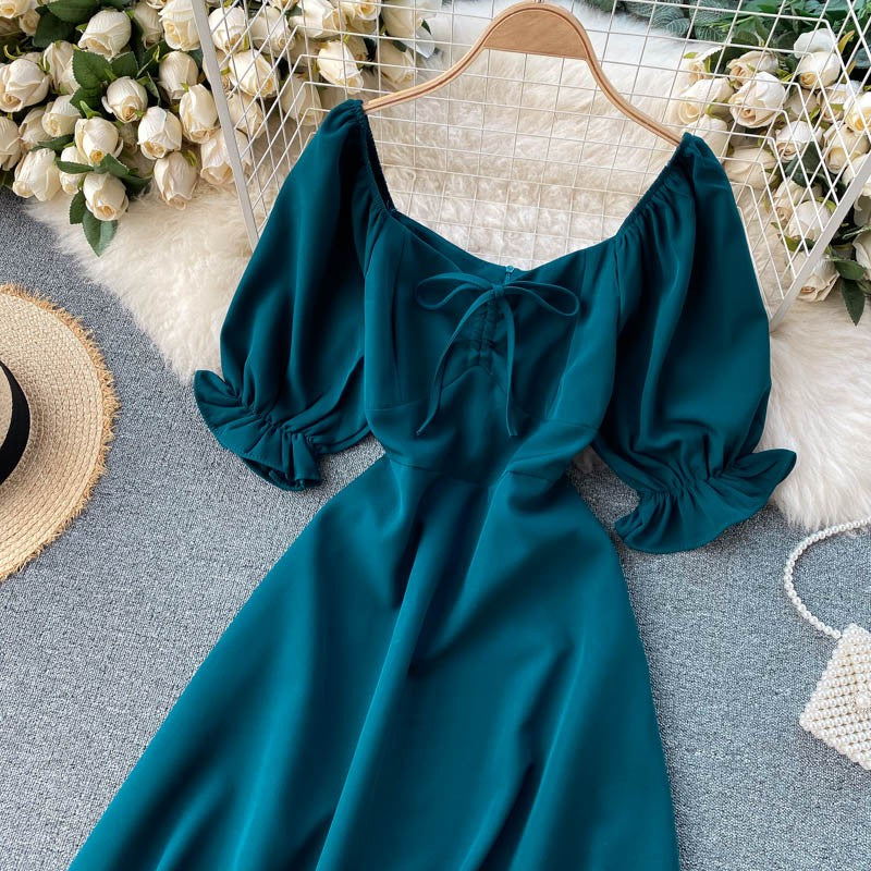 Cute A Line Short Dress Fashion Dress 10905