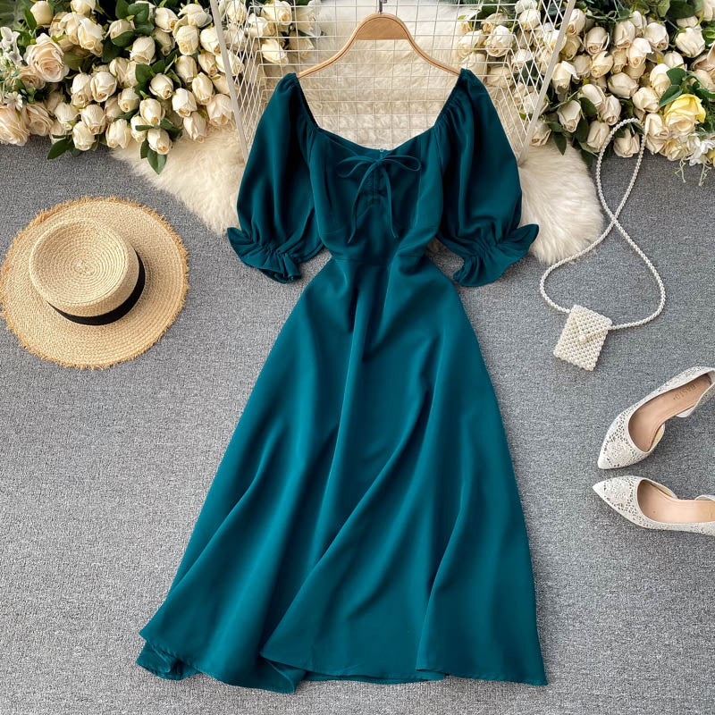 Cute A Line Short Dress Fashion Dress 10905