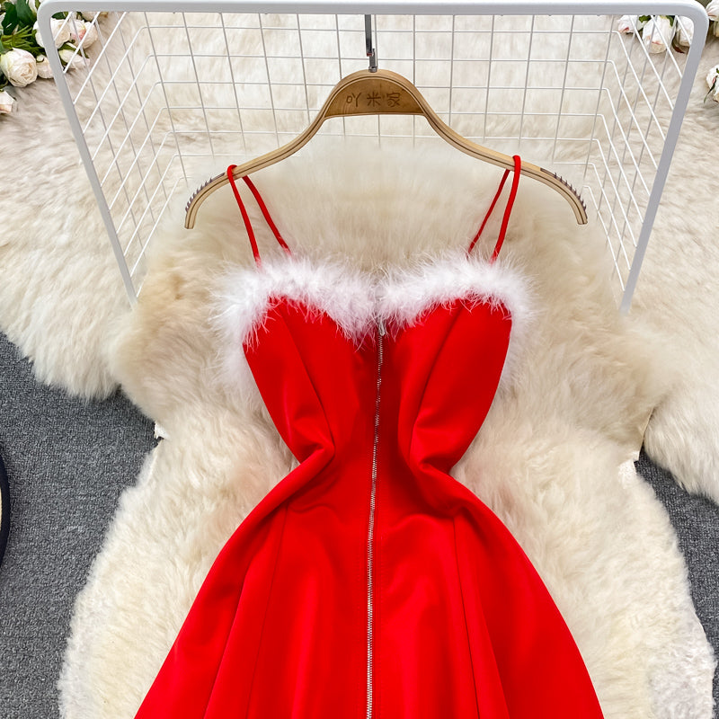 Cute A Line Christmas Dress 10785