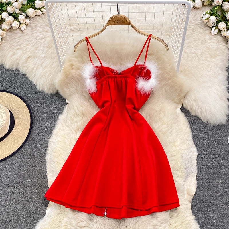 Cute A Line Christmas Dress 10785