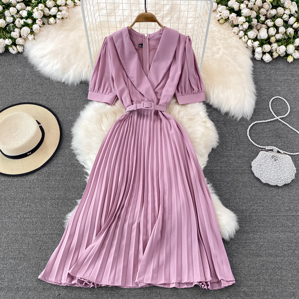 Cute V Neck Short Dress A Line Fashion Dress 10704