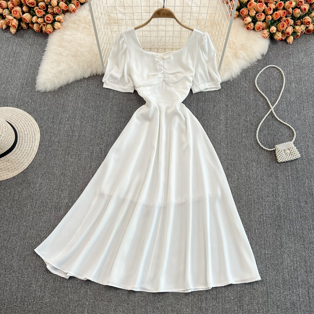 Cute Bow A Line Short Dress Fashion Dress 10718