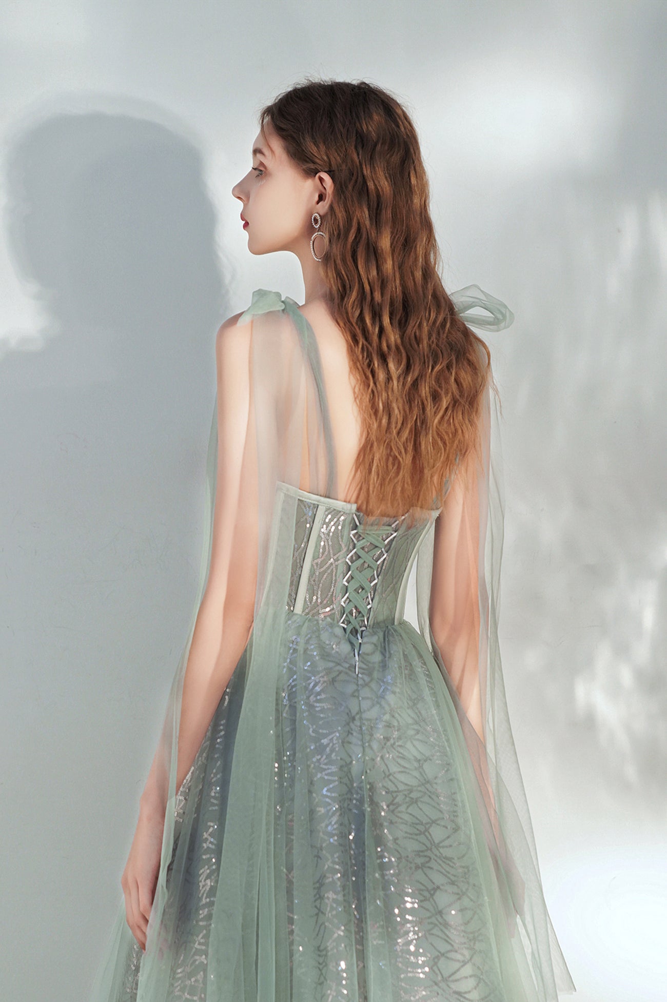 Cute Tulle Short Prom Dress with Sequins, A-Line Homecoming Party Dress