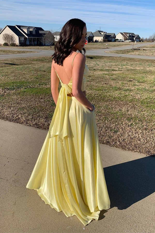 Vestido de fiesta largo azul rey de dos piezas con abertura frontal y largo hasta el suelo, vestidos de noche rojos