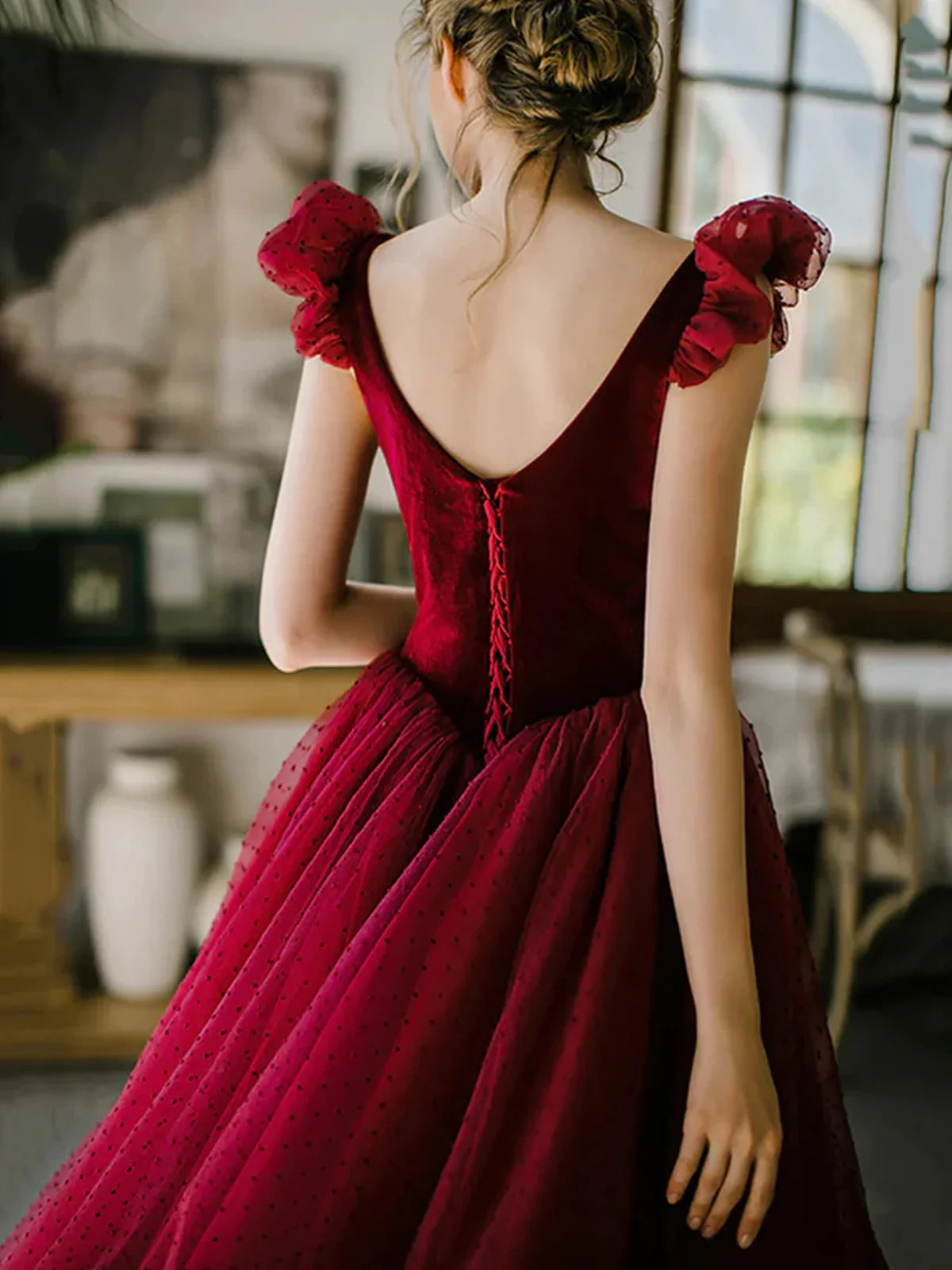 CUTE A LINE SHORT PROM DRESS CUTE EVENING DRESS gh1130