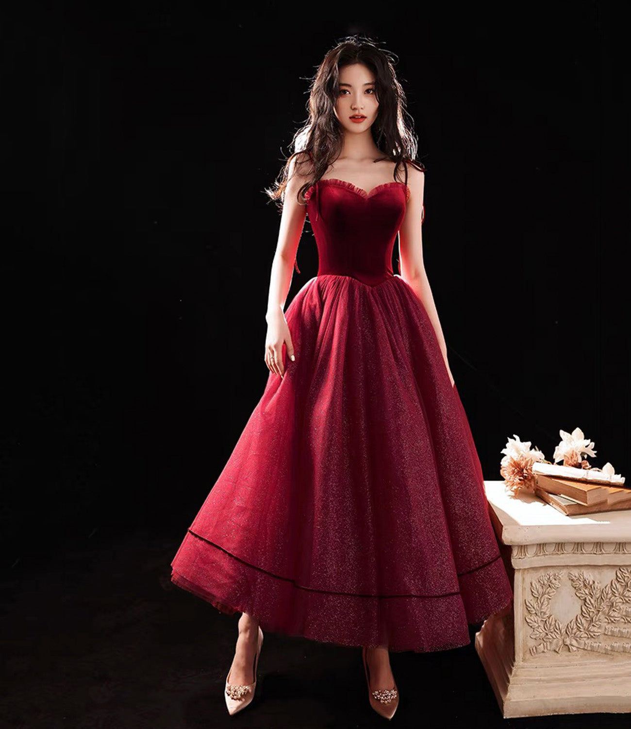 Cute tulle short prom dress cocktail dress 8946
