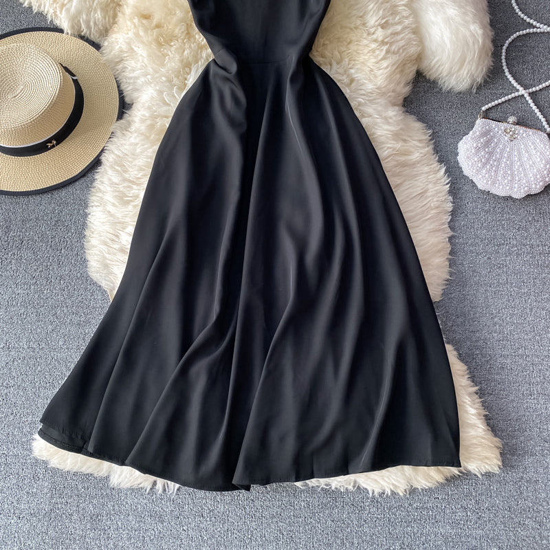 Simple A Line Short Dress Fashion Dress 10867