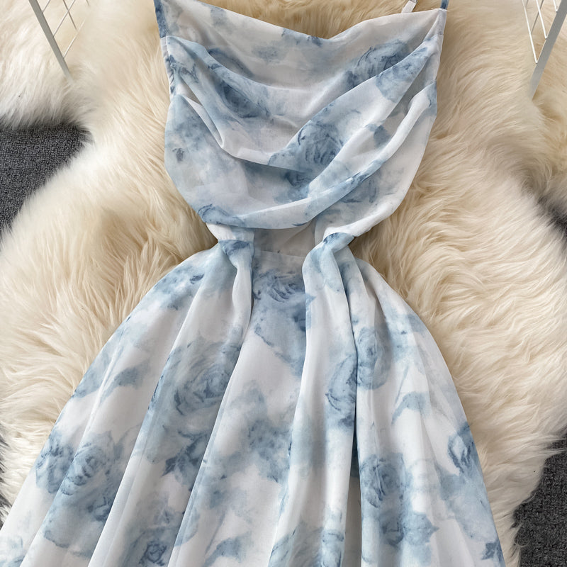 Cute A Line Floral Dress Fashion Dress 10759