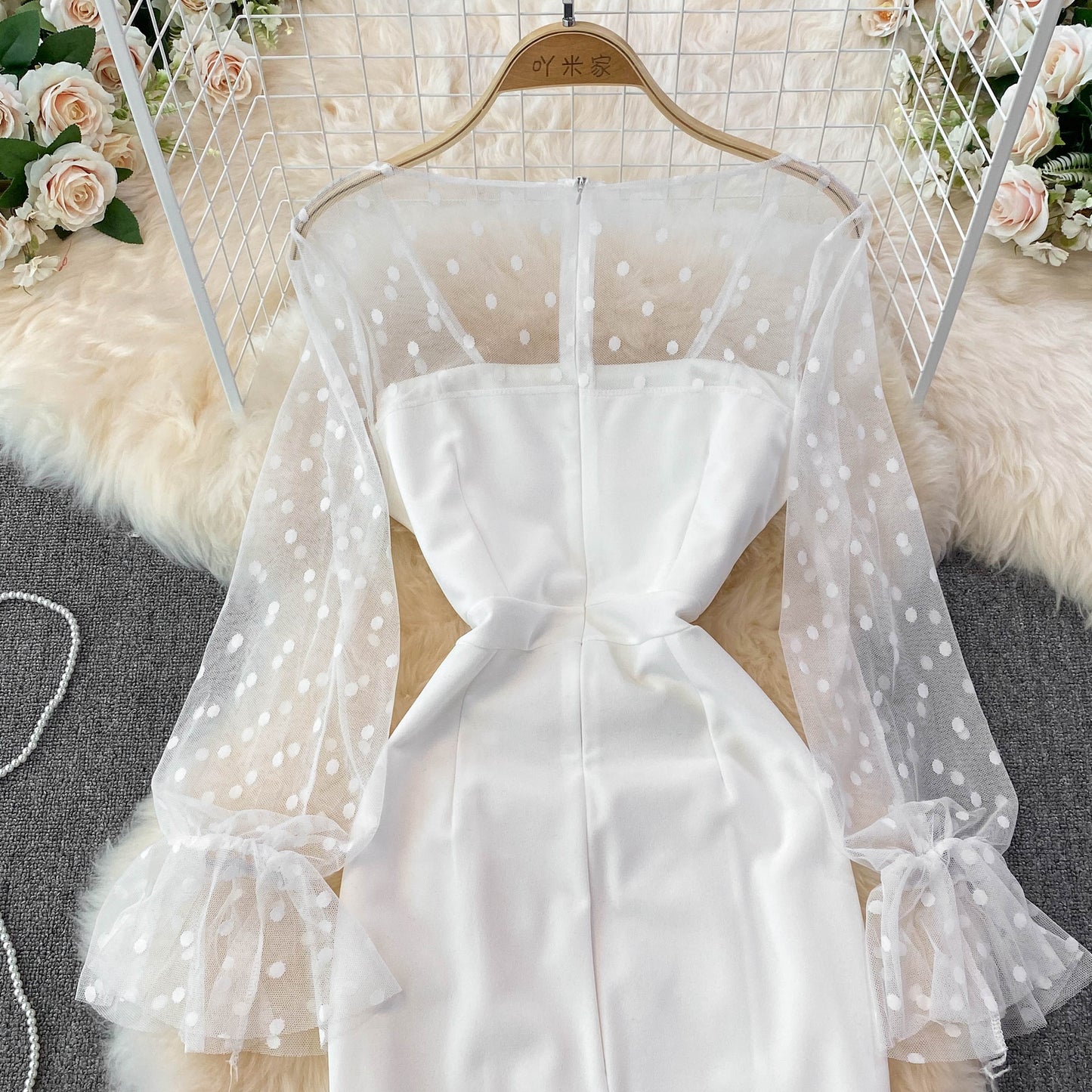 Sexy Long Sleeve Short Dress Fashion Dress 10914