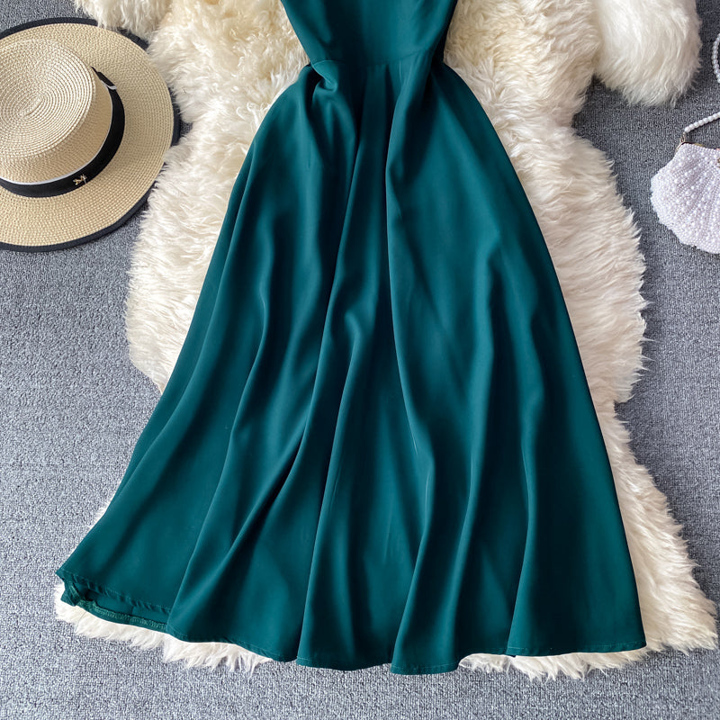 Simple A Line Short Dress Fashion Dress 10867