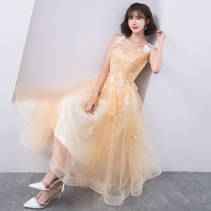 Cute v neck tulle lace short prom dress cocktail dress 8310
