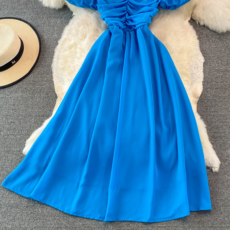 Cute A Line V Neck Short Dress Fashion Dress 10920