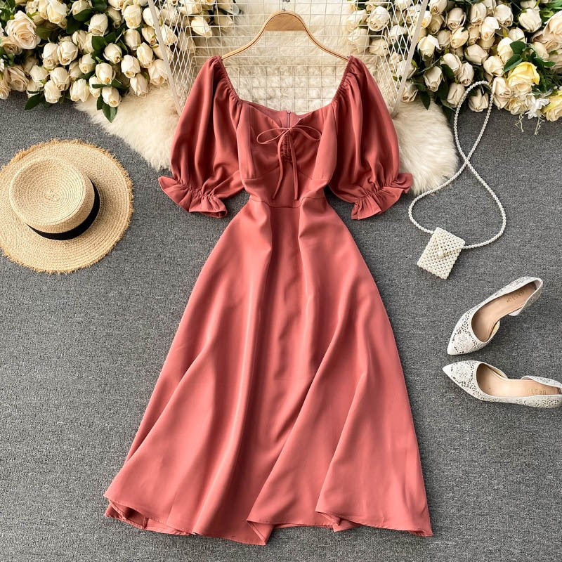 Cute A Line Short Dress Fashion Dress 10905