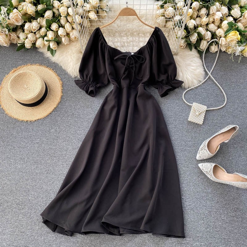 Cute A Line Short Dress Fashion Dress 10905