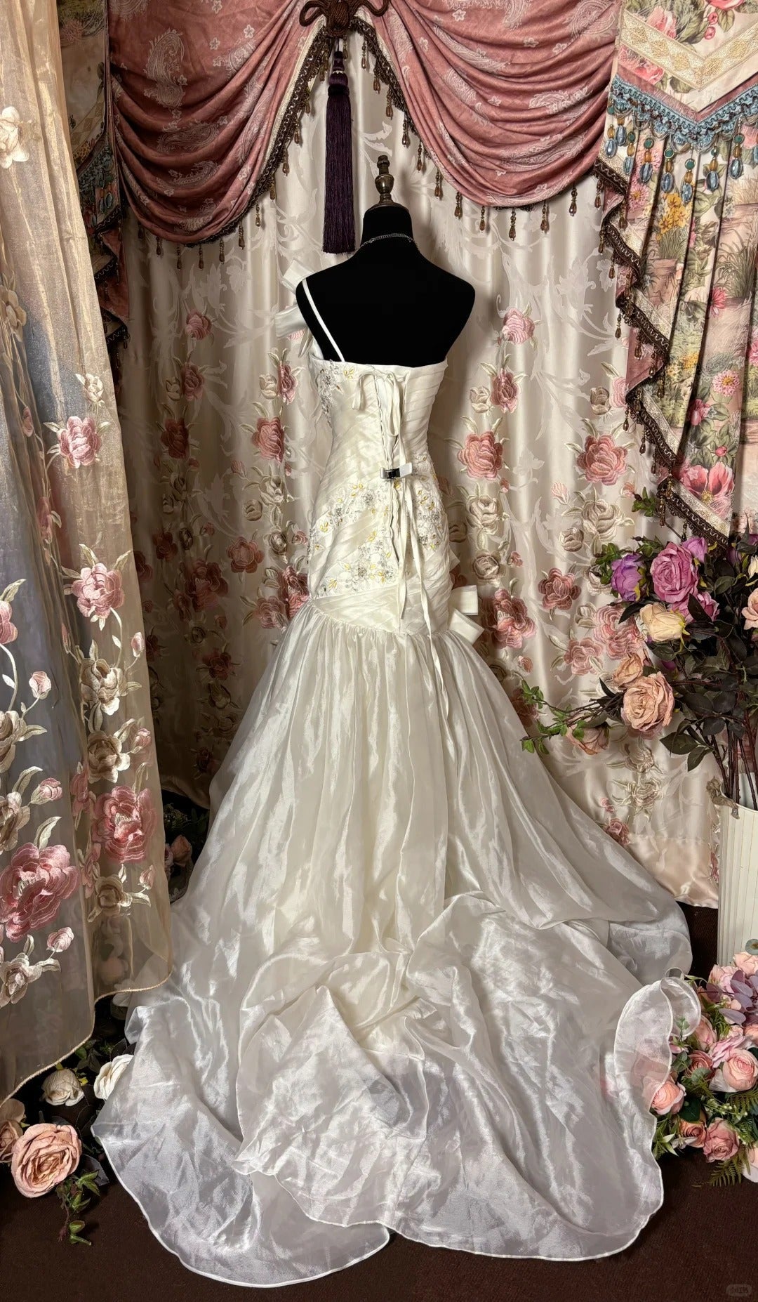 A Line Long Quinceanera Dress Unique Mermaid Long Evening Dress cg25545