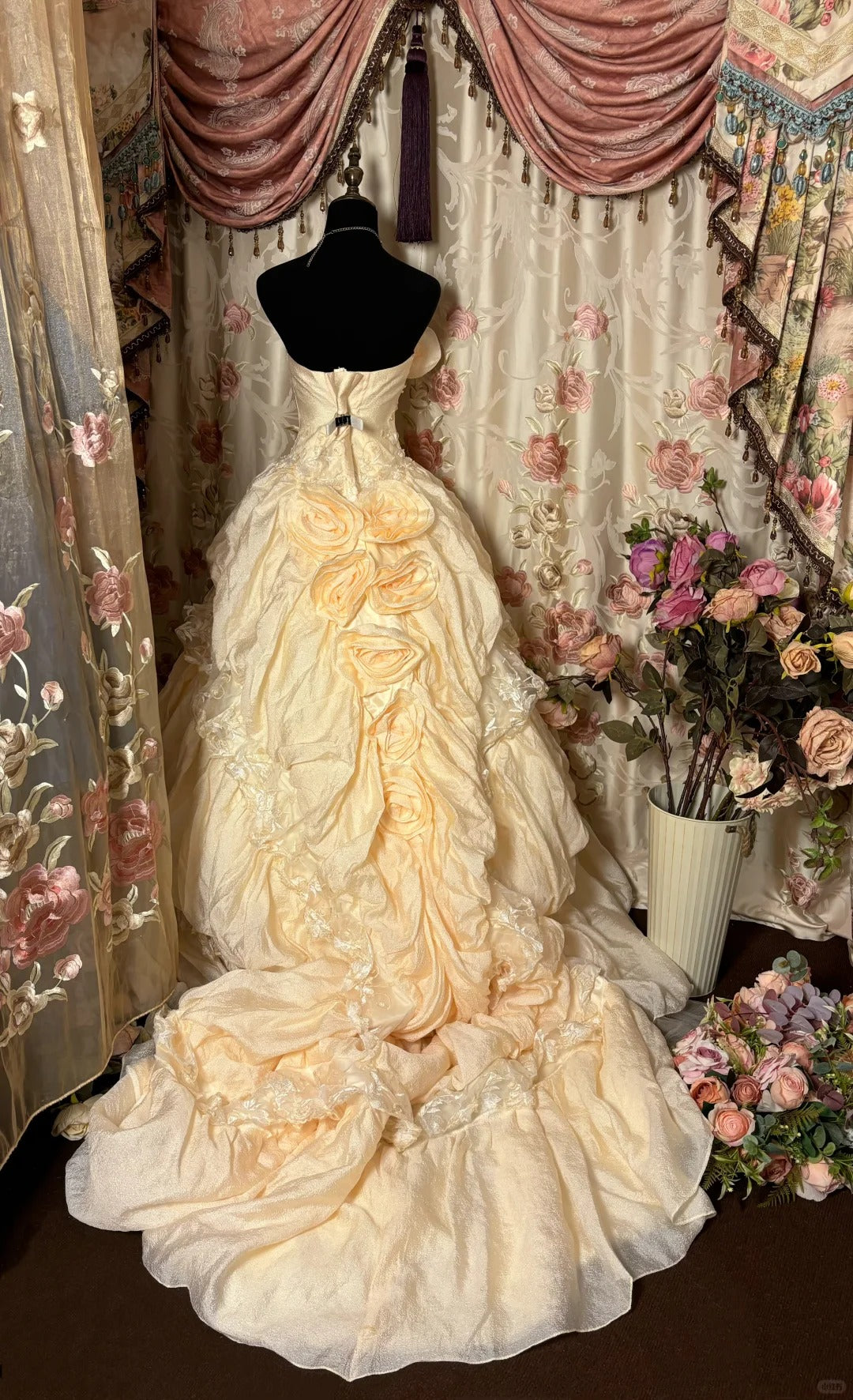 A Line Long Ball Gown Quinceanera Dress Unique Long Evening Dress cg25544