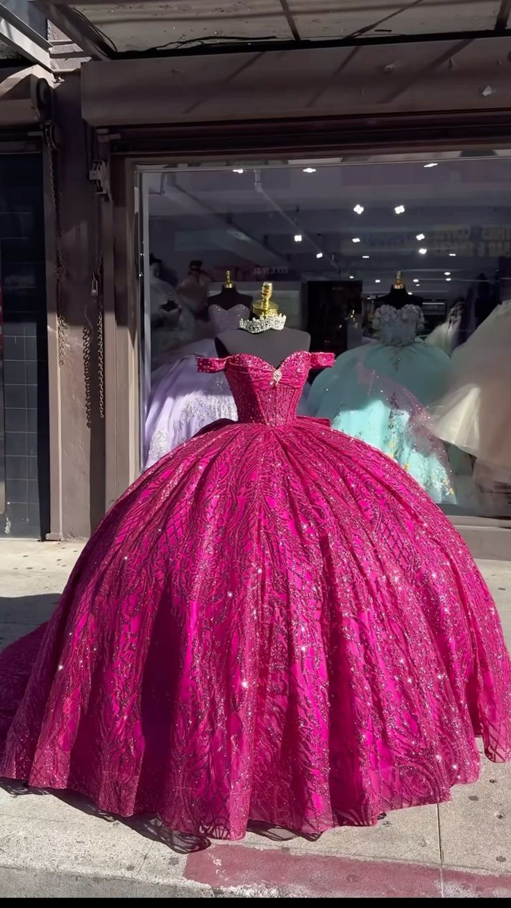 Off Shoulder Quinceanera Dress Luxury Lace Sequin Sweet 16 Ball Gown fg5482