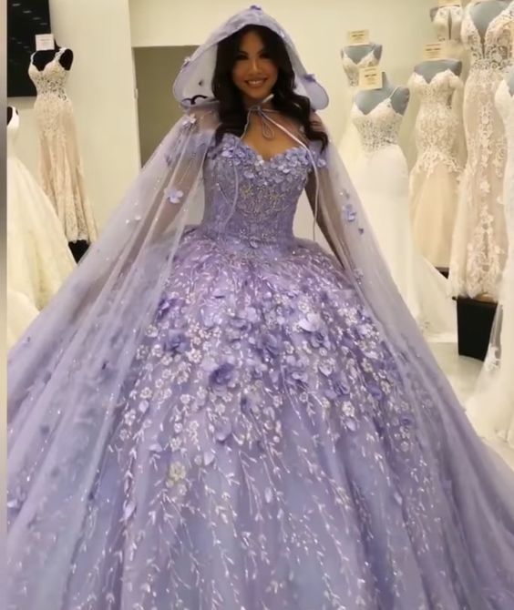 Floral Quinceanera Dresses Off Shoulder Ball Gown Puffy Lace Embroidery Princess Sweet 16 Girls cg24835