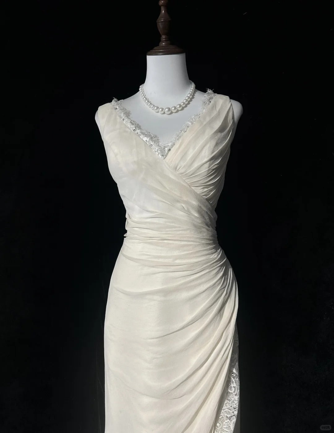 Ivory Formal Dress Vintage Long Party Dress Evening Dress Prom Dresses cg25717