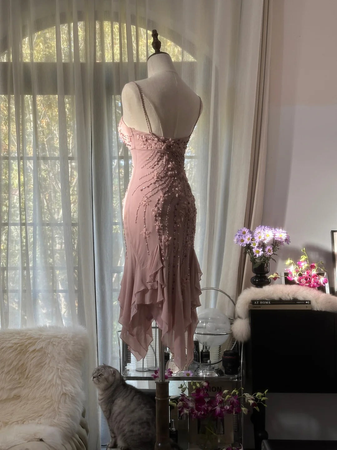 Pink Short Party Dress Short Evening Dress cg25511