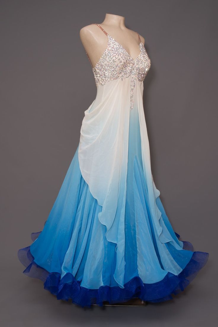 A-Line Chiffon Ombre Prom Dress, Formal Evening Dress cg25432