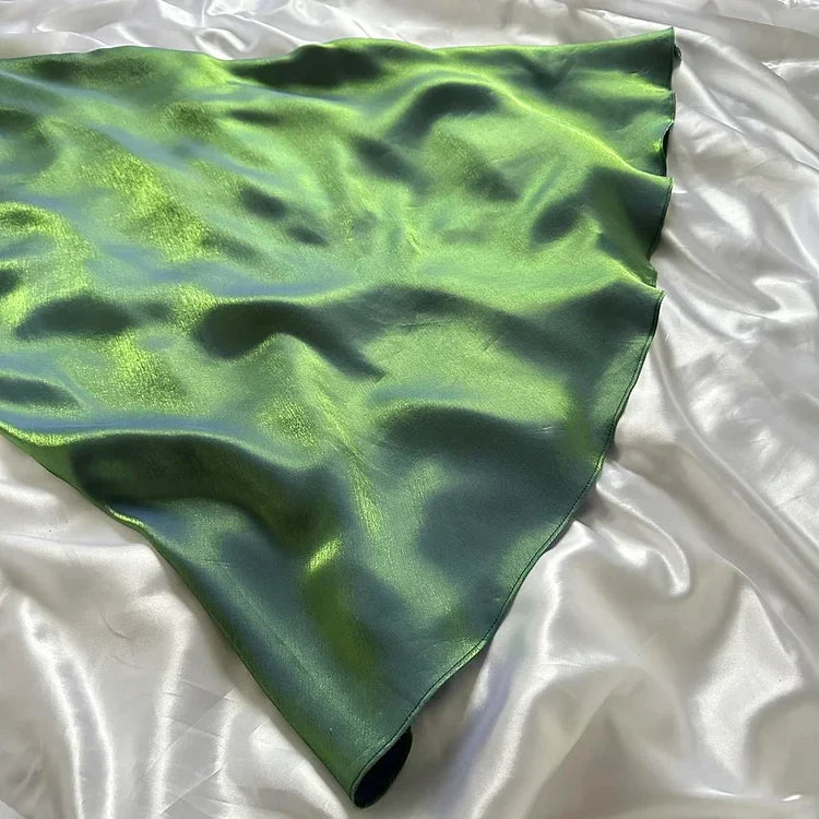 Green Shiny Stunning Beautiful Elegant Floral Long Satin Ball Gown Evening Gown Birthday Party Dress Prom Gown gh4231
