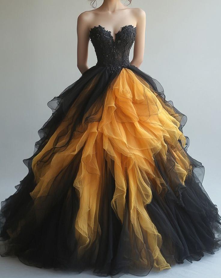 Vestido de fiesta largo de tul con encaje y escote corazón, corte A, estilo vintage, ED01229