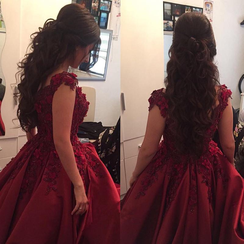 Elegantes vestidos de fiesta con escote en V, hombros descubiertos, encaje y cuentas, vestidos de noche largos hasta el suelo
