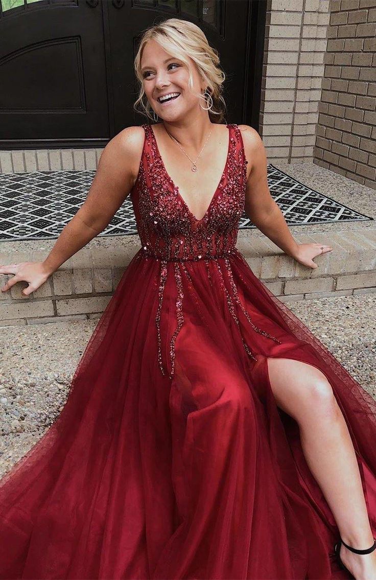 Sparkly Long Prom Dress with Beaded Top fg3168