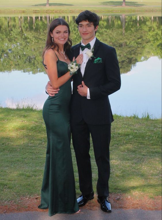 Green Long Mermaid Prom Dresses Formal Evening Gowns fg3170