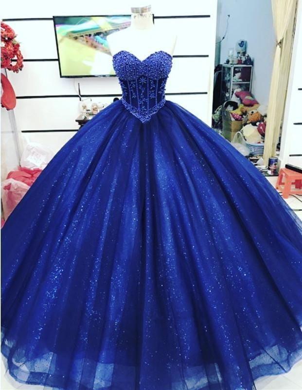 Tulle Burgundy Sparkle Sweetheart Prom Dress Ball Gown with Beaded Quinceanera Dress MG253