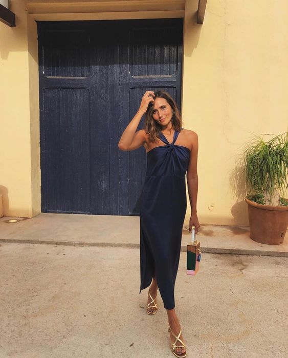 Navy Blue Prom Dresses ,Sexy Prom Dress fg3060