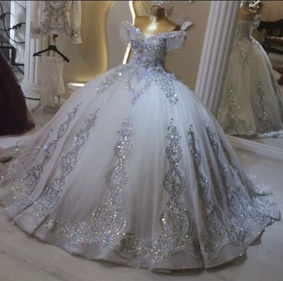 quinceañera dress Ball Gown Prom Dresses Evening Gown Wedding Dress fg2802