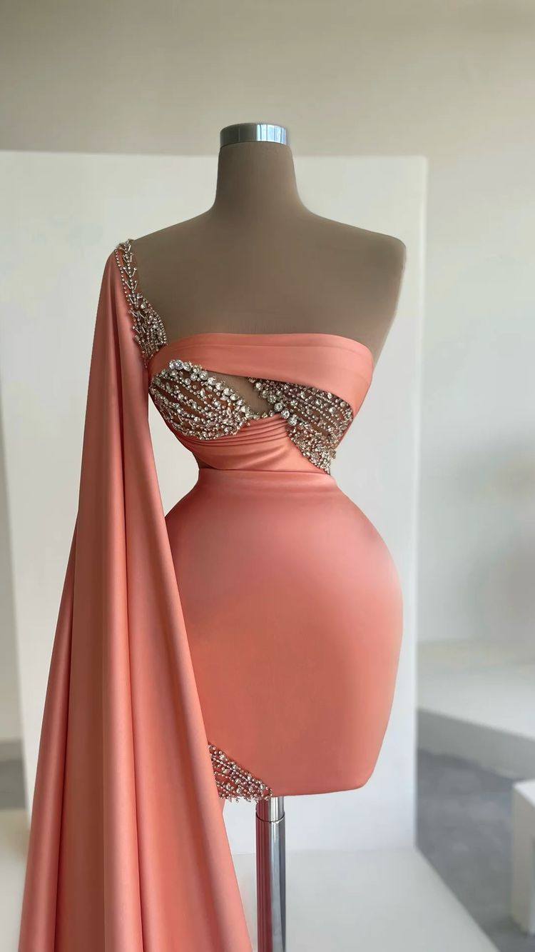 beaded prom dresses, sheath short prom dresses fg1196