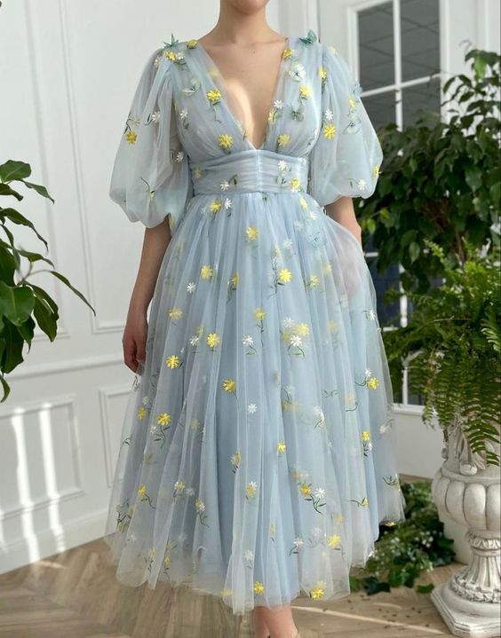 Light Blue Prom Dresses, Formal Evening Dresses fg2018