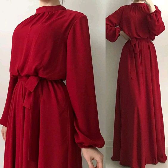 Red Prom Dress, Custom Made Evening Dress fg1717