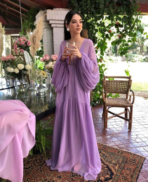 Purple Prom Dress Women Sexy Dresses Elegant Party Dress fg1963