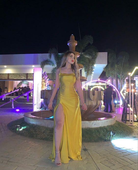 Long Prom Dresses Split Formal Evening Dress fg1669