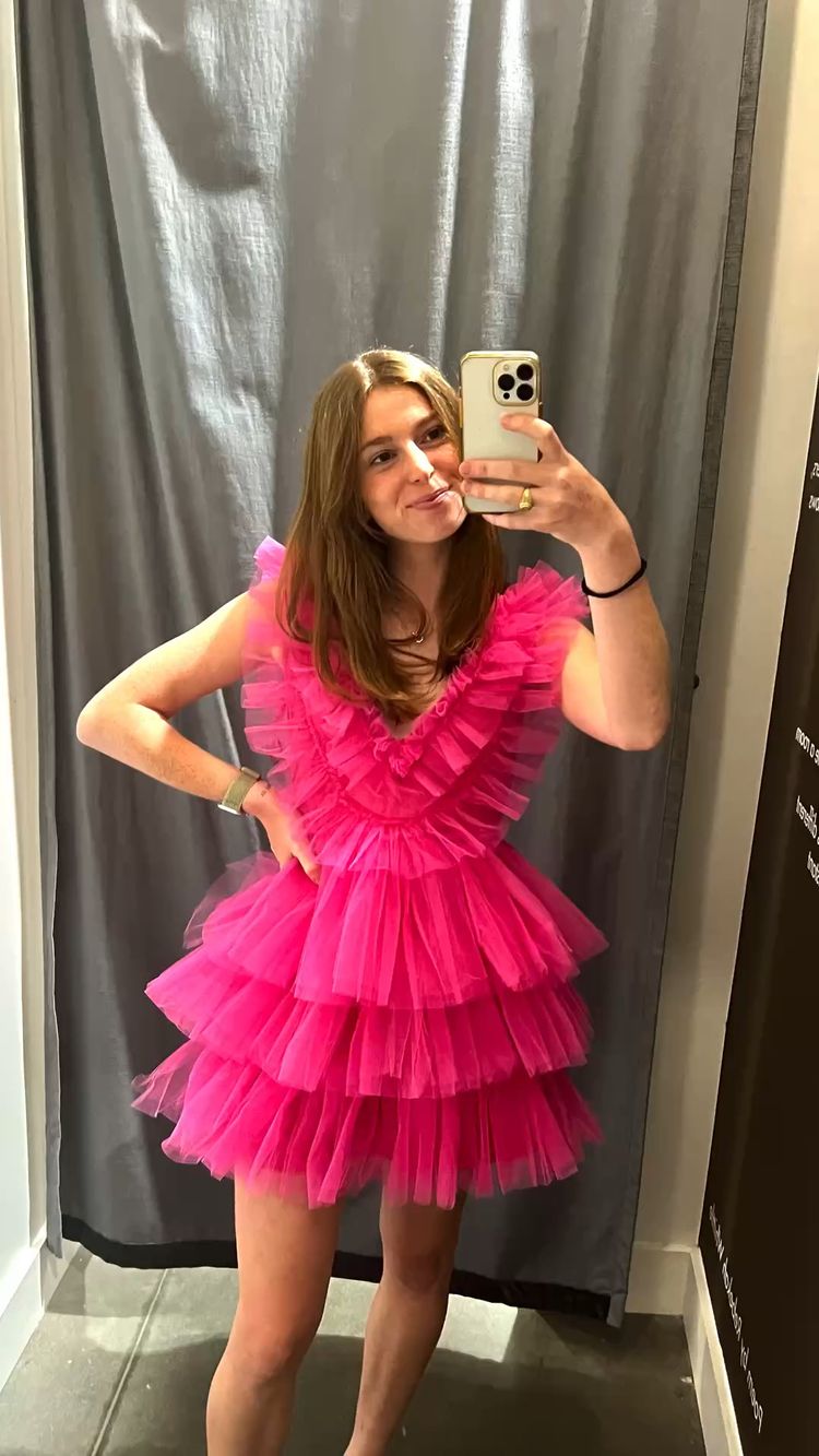 semi formal dress Tulle Homecoming Dresses Short Prom Dresses fg1661