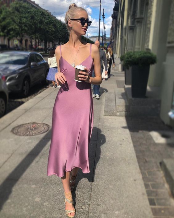 purple prom dress ,tea length prom dress fg1898