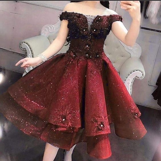 Chic Short Prom Dresses Women A-line Homecoming Dress fg1778