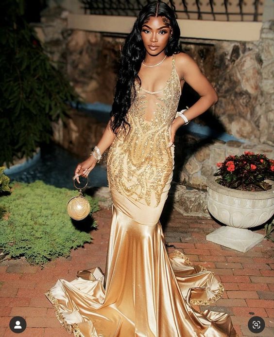 Sequined Mermaid Dress Sexy Evening Dresses fg2128