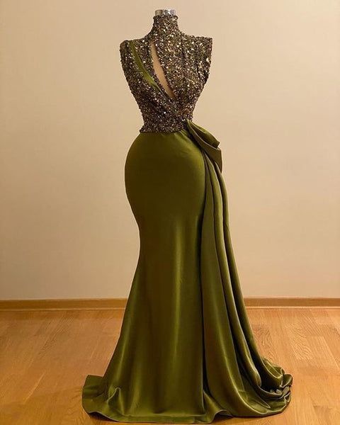 Romantic Mermaid Long Prom Dress fg1798