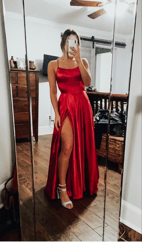 Red Prom Dresses, long Prom Dresses, Evening Dresses fg1683