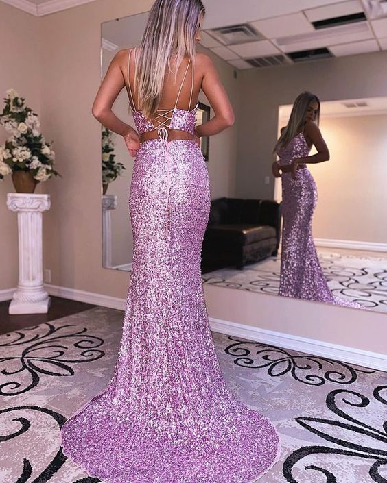 Luxury Beaded Prom Evening Dresses,Spaghetti Straps Tulle Party Gown fg1389